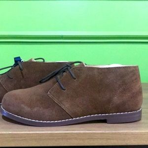 Janie an Jack brown suede dress shoes 👞